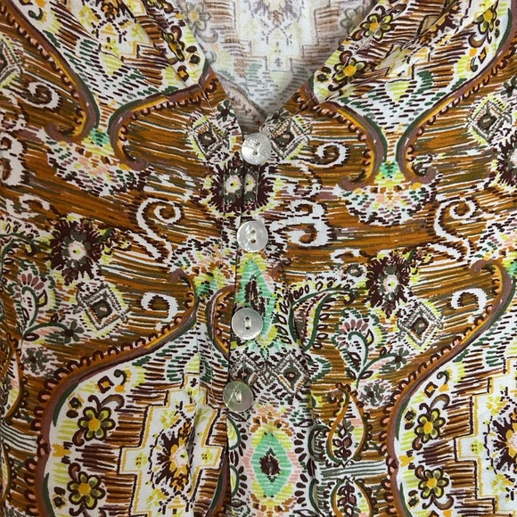 Fig and Flower Anthropology Multicolor Women's Boho Hippie Abstract Size XL - Picture 4 of 7